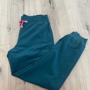 FIGS Caribbean blue joggers